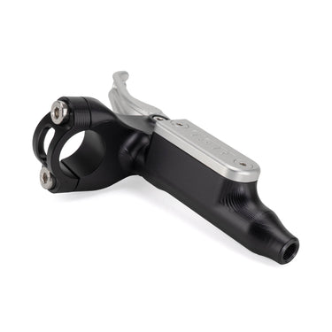 HEL Advocate 4-Piston Hydraulic Disc Brake System - Stealth Black & Hyper Silver