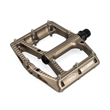 HEL x Carder TenFour Billet Flat Pedals - Forged Bronze