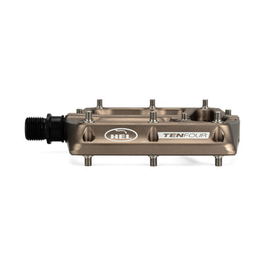 HEL x Carder TenFour Billet Flat Pedals - Forged Bronze