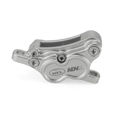HEL Advocate 4-Piston Hydraulic Disc Brake System - Hyper Silver & Forged Bronze