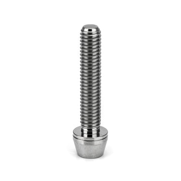 HEL M6 x 18mm Titanium Caliper Mounting Bolt w/ Washer - Silver