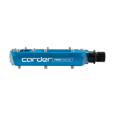 HEL x Carder TwoTwelve Billet Flat Pedals - Azure Blue
