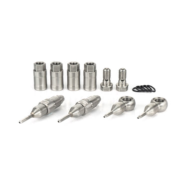 HEL Advocate Clear Braided Hose & Fitting Kit (2.7m / 106")