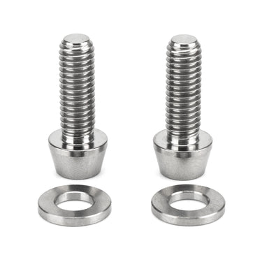 HEL 200mm to 203mm Rotor Post Mount Brake Caliper Titanium Spacer & Bolt Kit