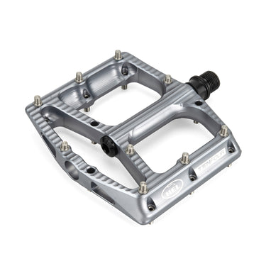 HEL x Carder TenFour Billet Flat Pedals - Vapour Grey