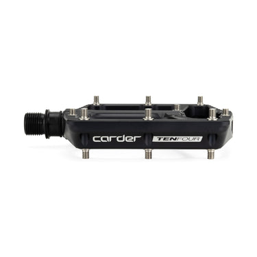 HEL x Carder TenFour Billet Flat Pedals - Stealth Black