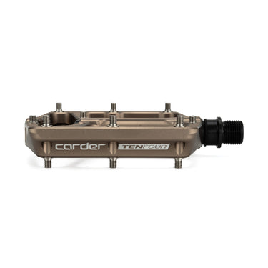HEL x Carder TenFour Billet Flat Pedals - Forged Bronze