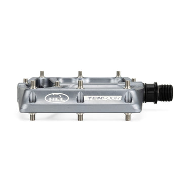 HEL x Carder TenFour Billet Flat Pedals - Vapour Grey