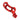 HEL Advocate to SRAM X Nexus Bar Clamp - Helfire Red