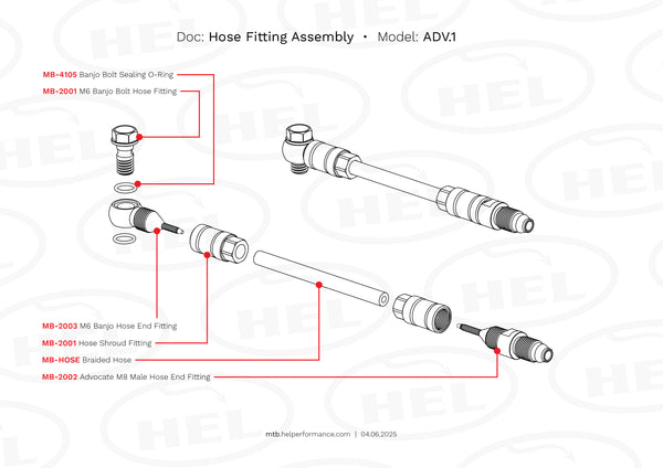 HEL Advocate Hose Fitting Kit [ADV.1]