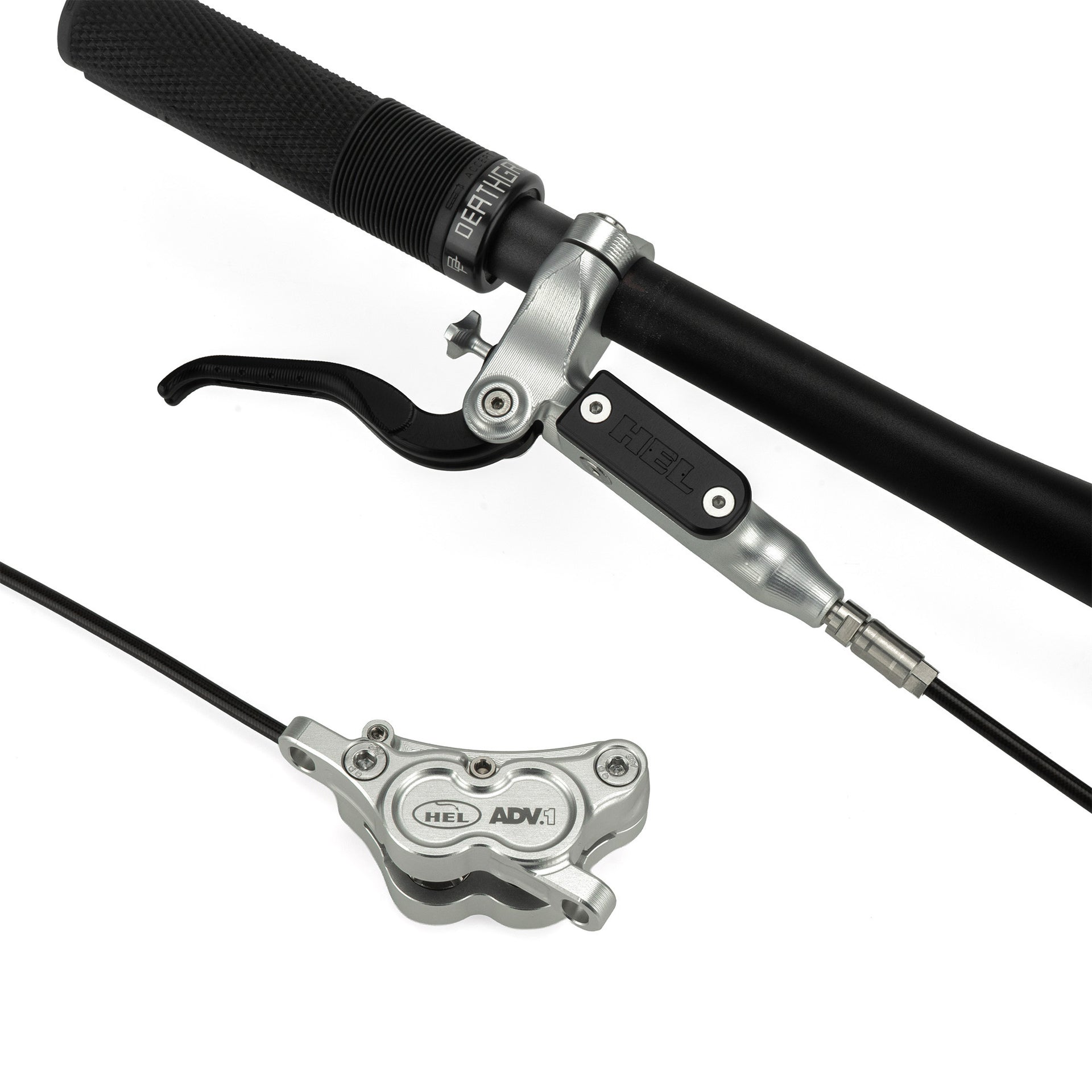 Bike Hydraulic Brake Aluminum Alloy Bike Hydraulic Disc Brake Set Kits With Disc 160 Mm Mountain