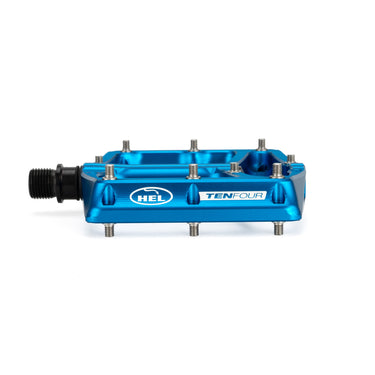 HEL x Carder TenFour Billet Flat Pedals - Azure Blue
