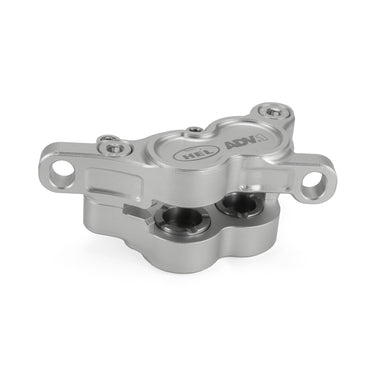 HEL Advocate 4-Piston Hydraulic Disc Brake System - Hyper Silver & Forged Bronze